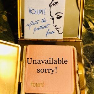 VOLUPTE’~ Antique/Retro Artist Designed Powder Compact. 🌹Unused, Order Form Inc.